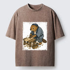 cute beaver planing wood shirt