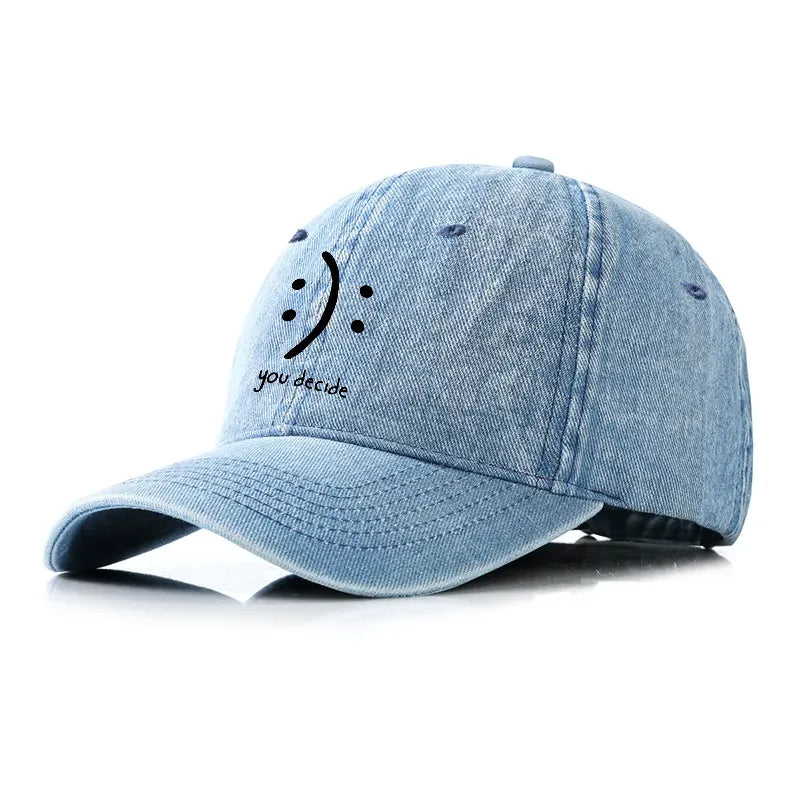 Japanese Vintage Denim Cap for Unisex Gift