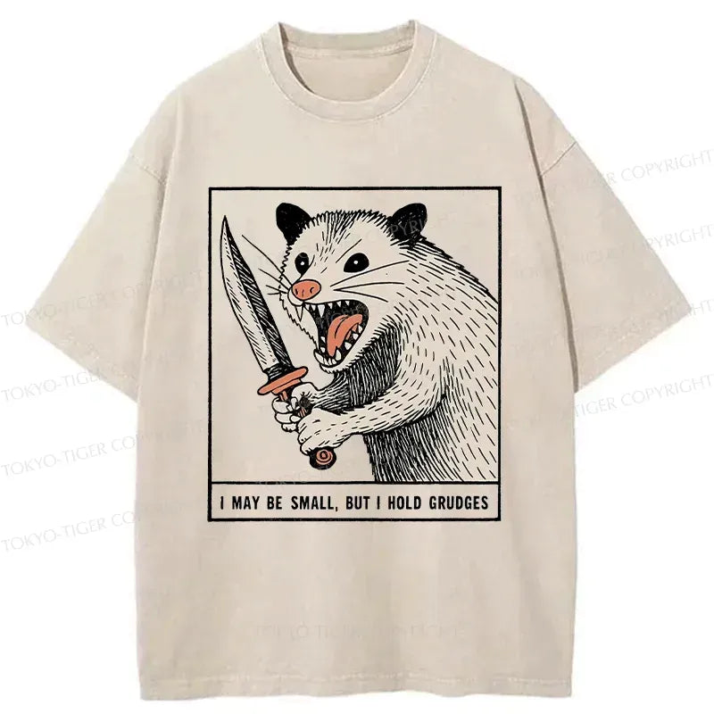 Kyoto-Lion Possum With A Knife Washed T-Shirt