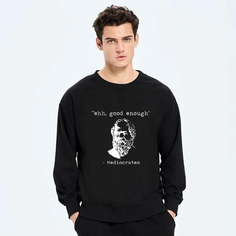 Kyoto-Lion Mediocrates Meme Classic Sweatshirt