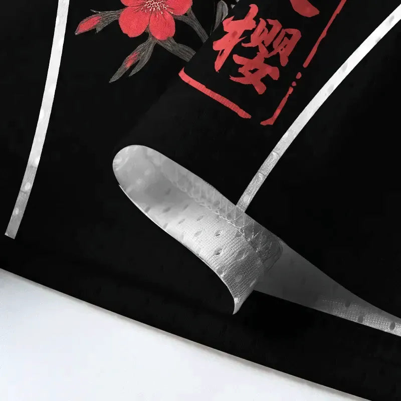 Kyoto-Lion Skull Night Sakura Mesh Jersey