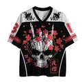 Trendy Kyoto Lion Skull Mesh Jersey