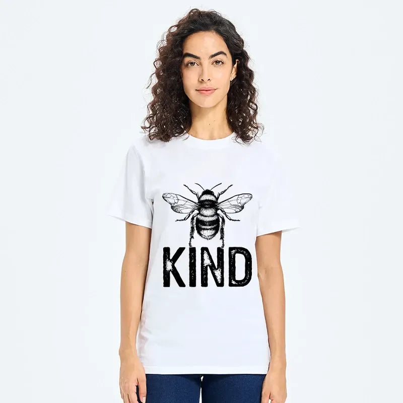 Minimalist Bee Kind T-Shirt for Daily Wear