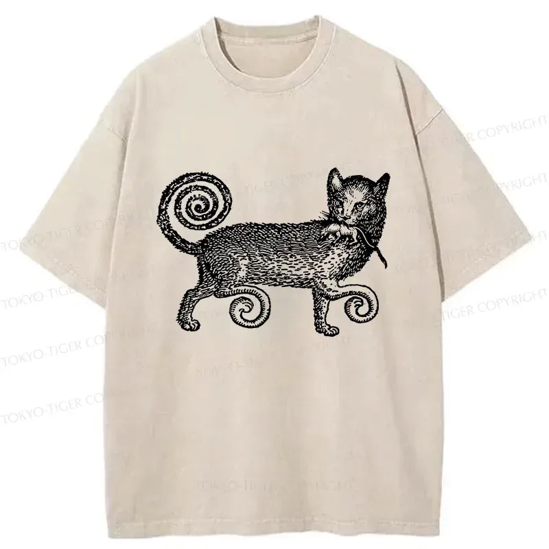 Kyoto Cat That Caught Mouse Tee