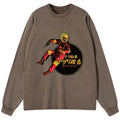 Japanese skeleton astronaut washed t-shirt