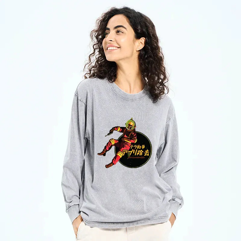 Unisex streetwear skeleton astronaut shirt