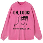 Funny Duck Long Sleeve Shirt for Weekend