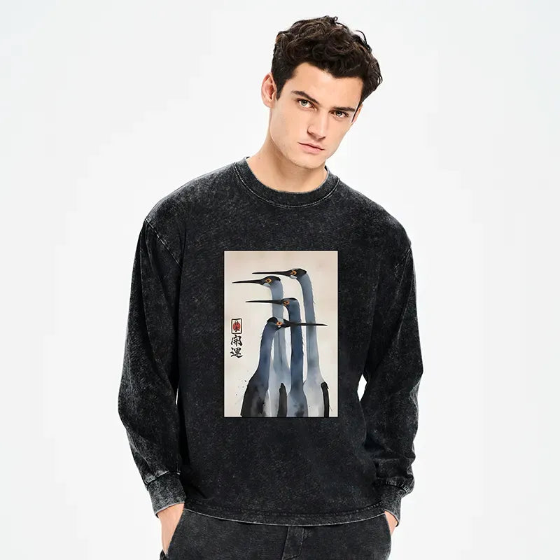 Ukiyo-e Style Unisex T-Shirt for Daily Wear
