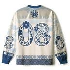 Kyoto-Lion Japanese Sakura Floral Paneled Long Sleeve Jersey