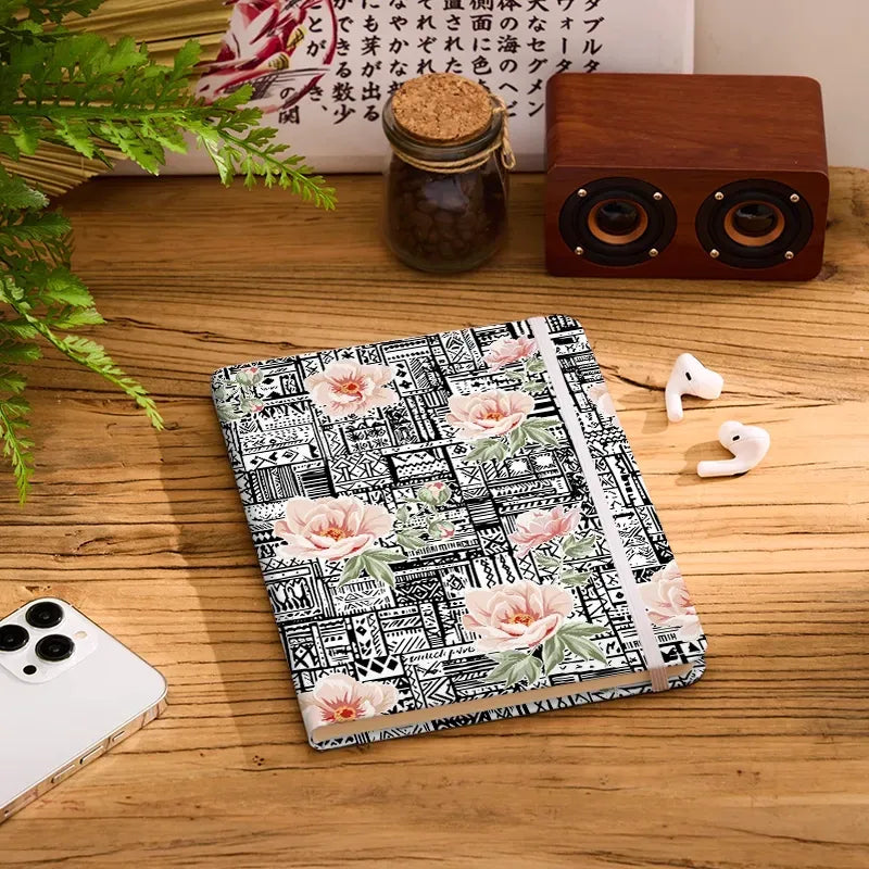 Japanese Line Art Notebook for Travel