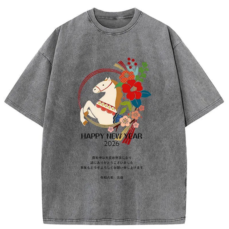 Vintage Ukiyo-e Unisex Cotton Tee