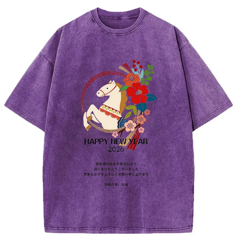 Vintage Ukiyo-e Unisex Cotton Tee