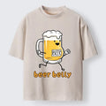 Kyoto-Lion Beer Belly Washed T-Shirt