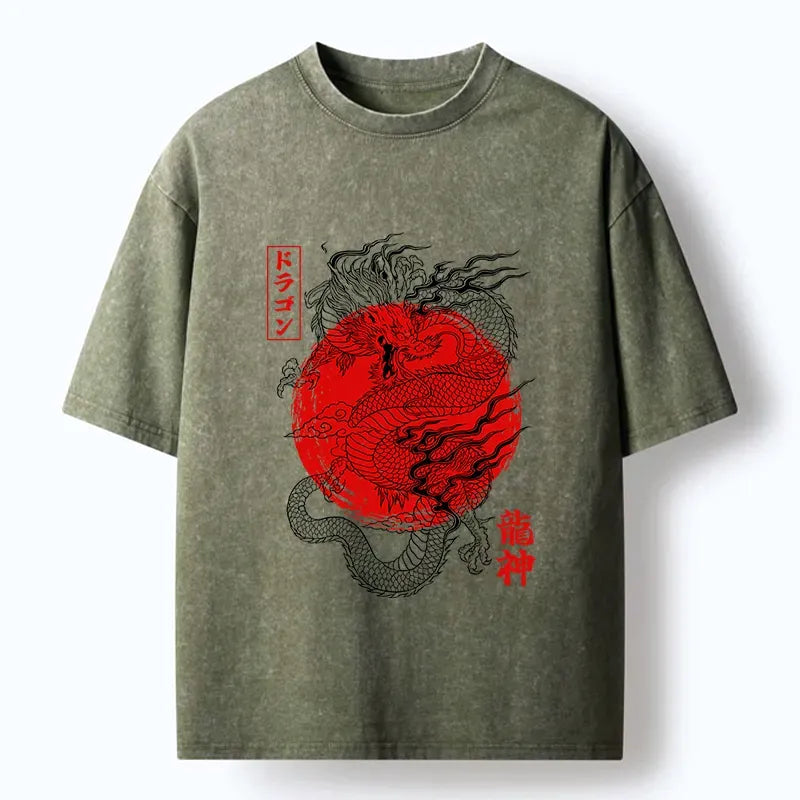 Unisex 100% Cotton Washed Tee for Streetwear