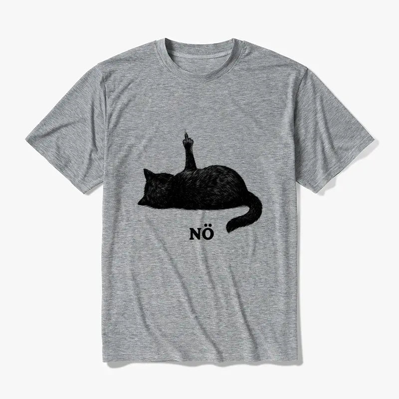 Vintage Cat T-Shirt for Streetwear