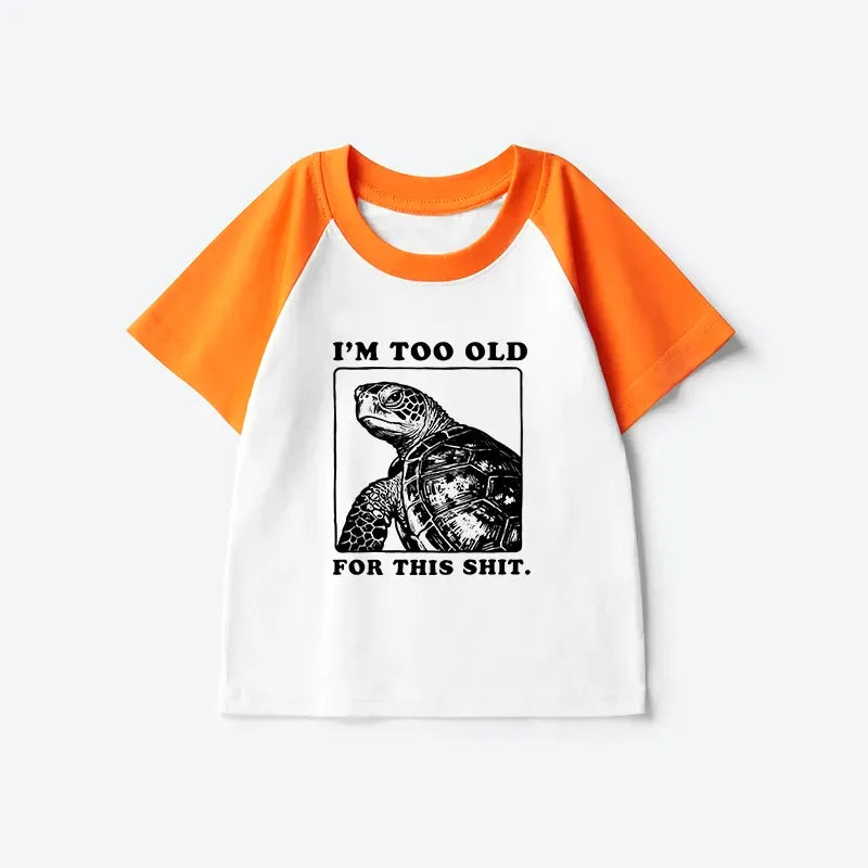 Japanese meme kids raglan t-shirt