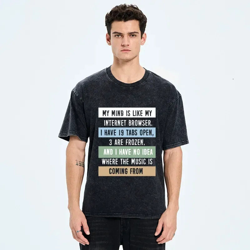 Japanese Vintage Meme T-Shirt for Streetwear