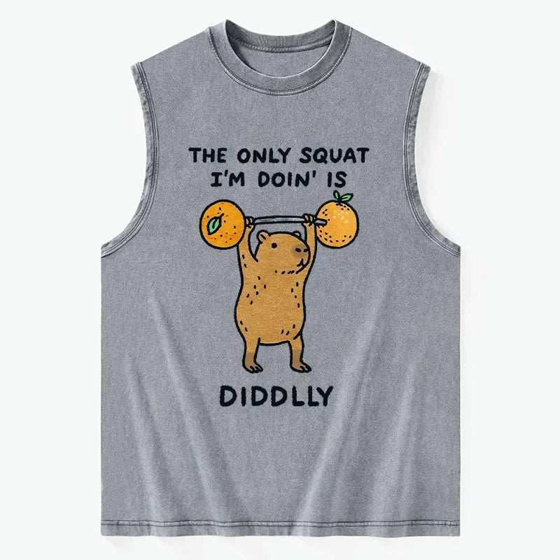 Kyoto-Lion Diddly Capybara Washed Tank