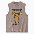 Capybara Washed Tank Top for Summer