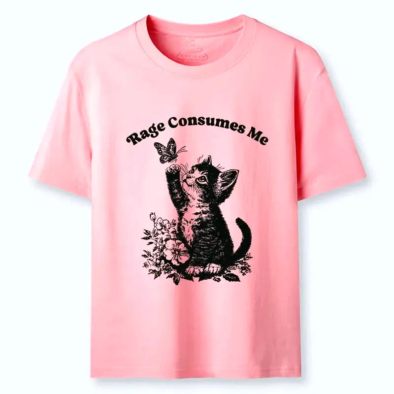 rage consumes me cat shirt funny