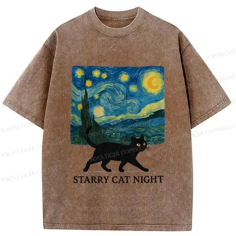 Japanese cat t-shirt for summer