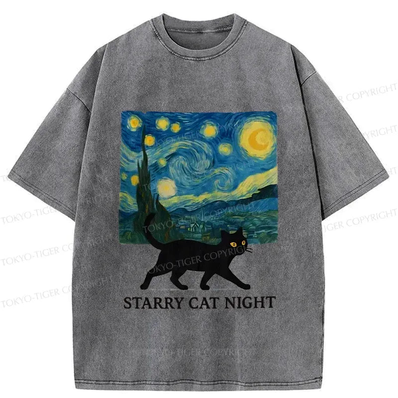 Japanese cat t-shirt for summer