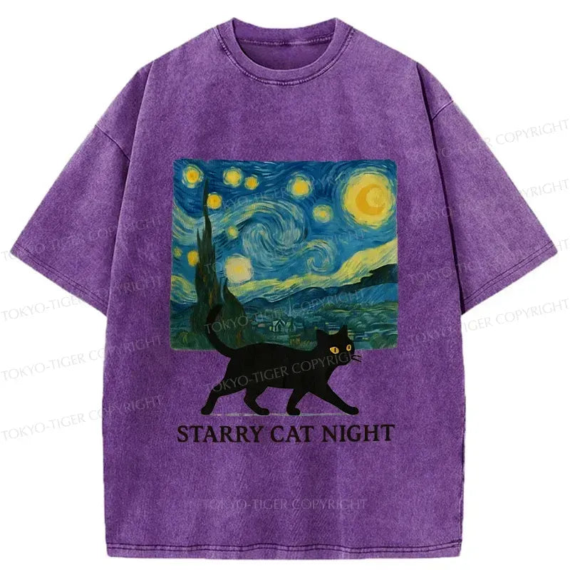 Japanese cat t-shirt for summer