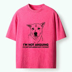 unisex cotton t-shirt with unique dog design