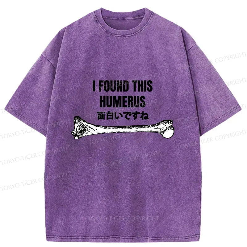 Japanese Humor Washed T-Shirt for Gift