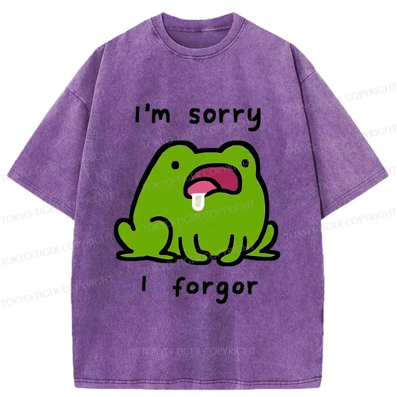 Vintage Japanese Frog Washed T-Shirt