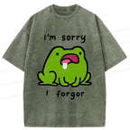 Funny Frog Tee for Daily Wear