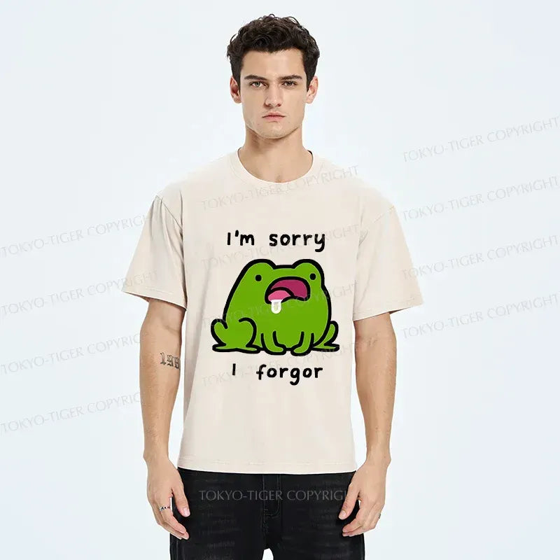 Vintage Japanese Frog Washed T-Shirt