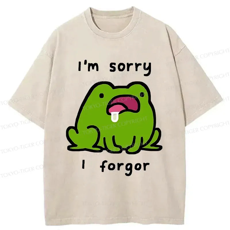 Funny Frog Tee for Daily Wear