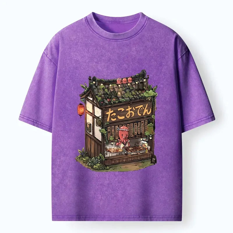 cute octopus japanese t-shirt