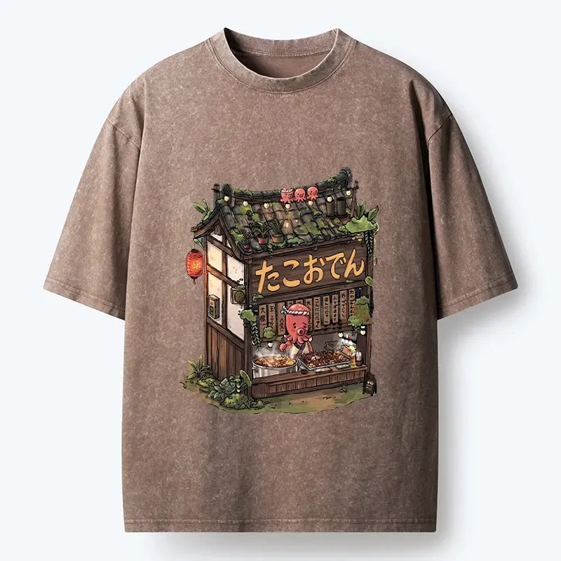 funny octopus streetwear tshirt
