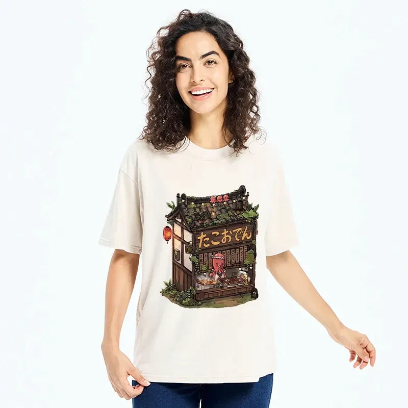 cute octopus japanese t-shirt