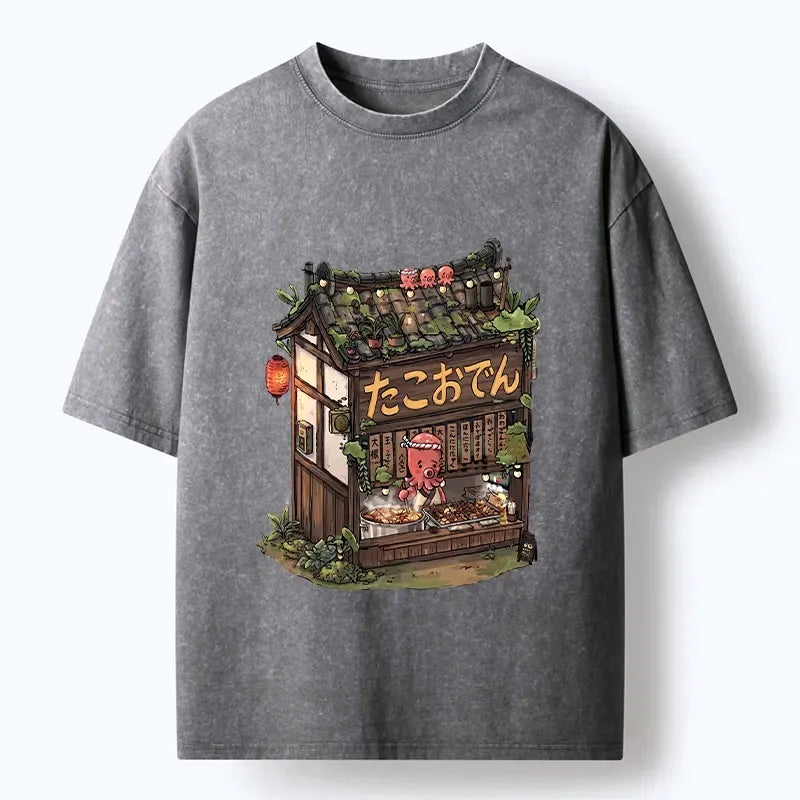 funny octopus streetwear tshirt