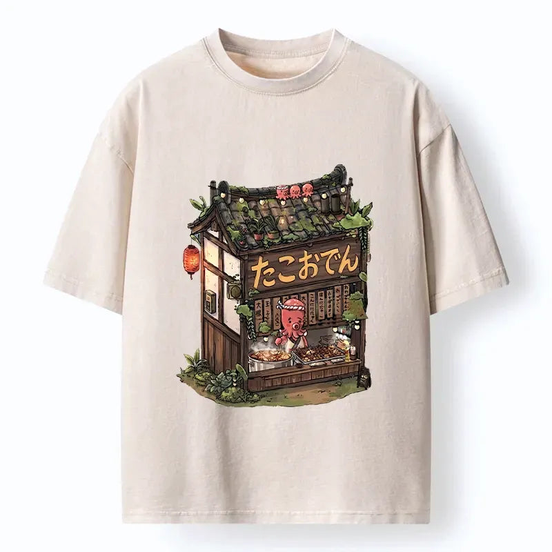 funny octopus streetwear tshirt