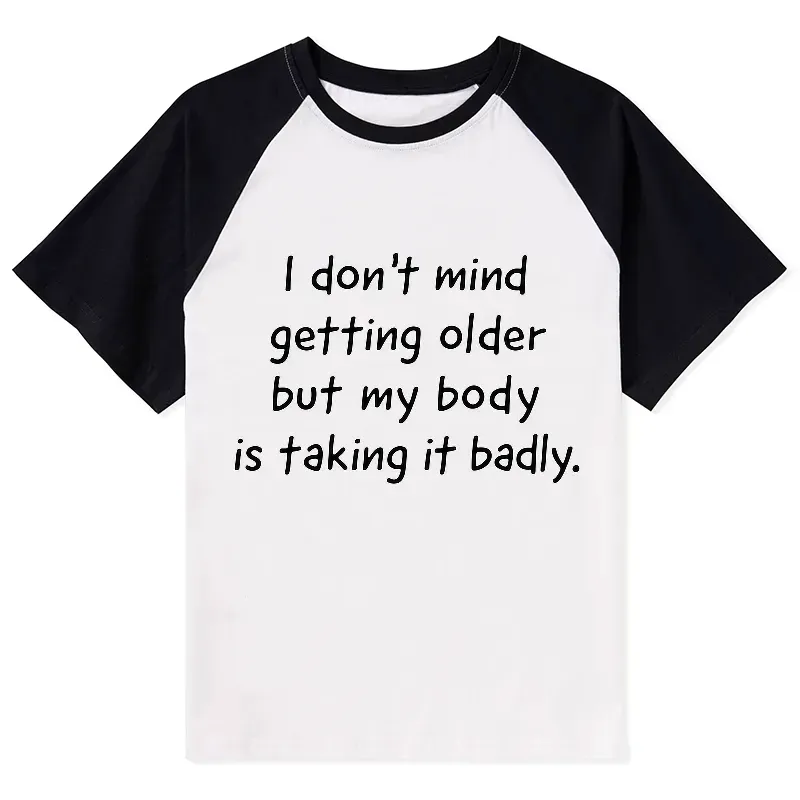 Funny meme raglan t-shirt for daily wear