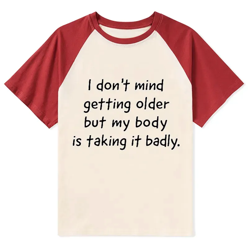 Funny meme raglan t-shirt for daily wear
