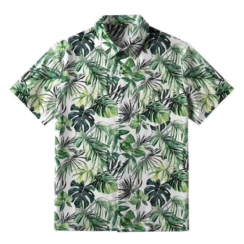 unisex Japanese print shirt streetwear