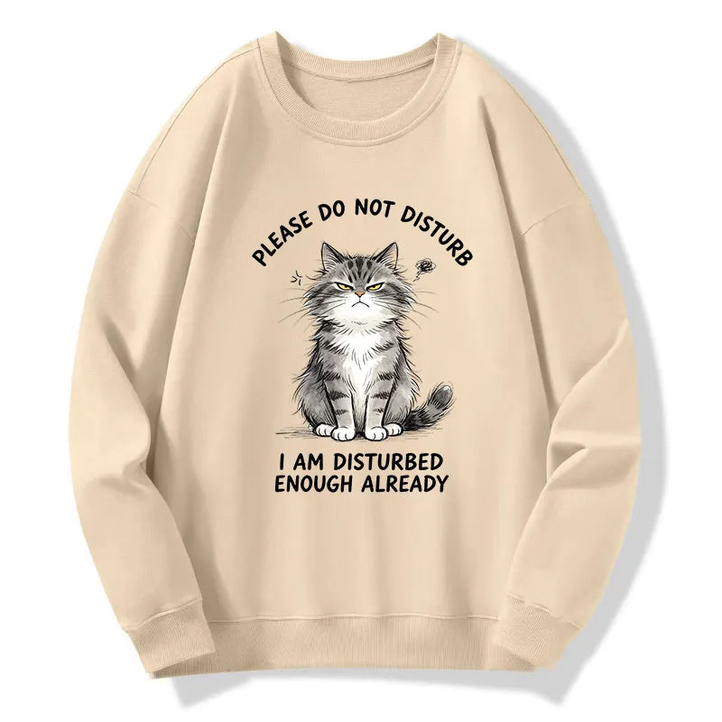 Kyoto-Lion Funny Cute Little Cat Meme Classic Sweatshirt