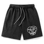 Kyoto-Lion Multidimensional Thinking And Rebellion Washed Shorts