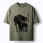 Japanese Vintage Style Casual T-Shirt