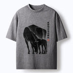 Japanese Vintage Style Casual T-Shirt