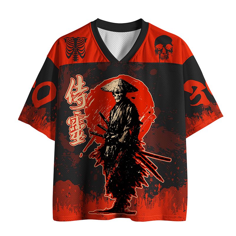 Kyoto-Lion Ghost Samurai No.30 Mesh Jersey