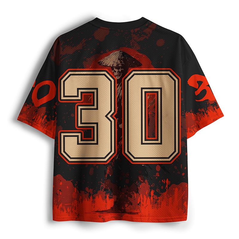 Kyoto-Lion Ghost Samurai No.30 Mesh Jersey