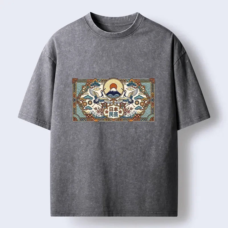Ornate Japanese T-Shirt for Daily Wear