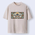 Japanese Folk Art Washed T-Shirt for Gift