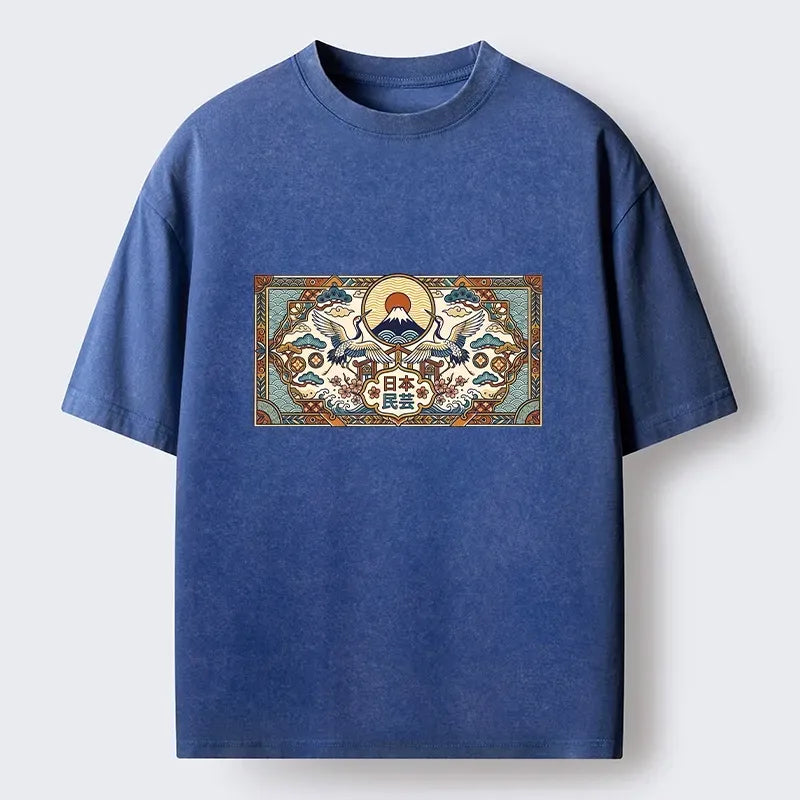 Ornate Japanese T-Shirt for Daily Wear